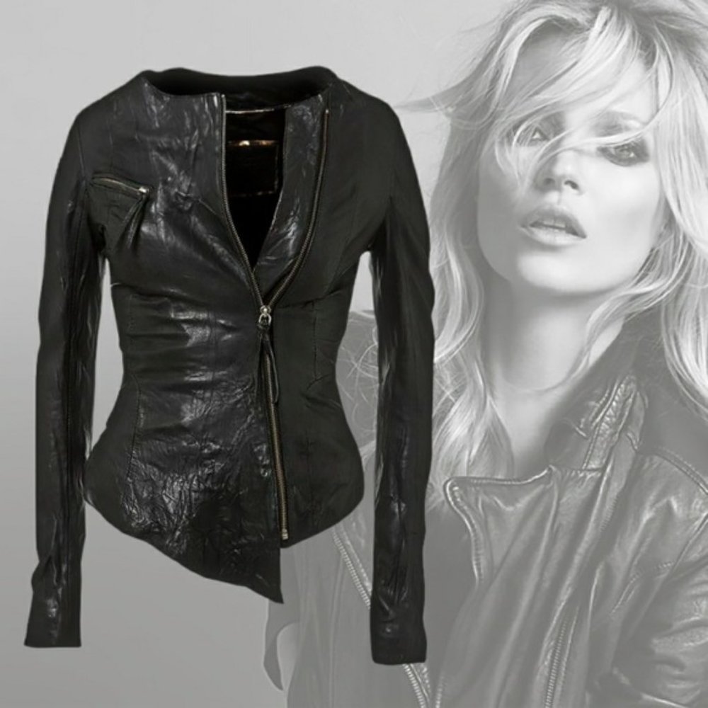 Rare Kate Moss Topshop Leather Jacket (2007)